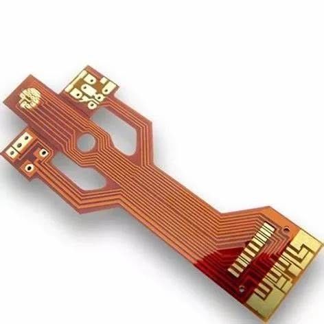 1/2 oz Polyimid Flexible Pcb Fabrication Board Materiał PI Biały Żółty Rezystor Lutowniczy