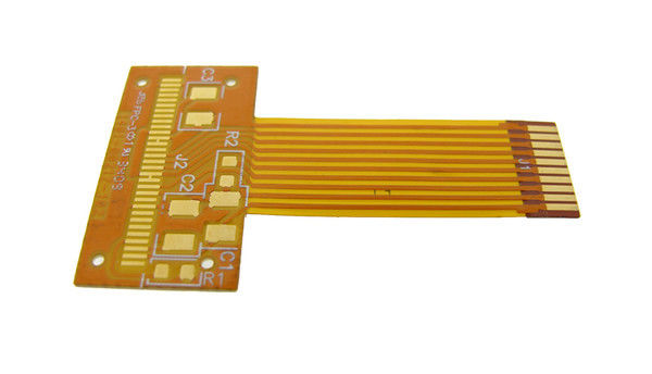 1/2 oz Polyimid Flexible Pcb Fabrication Board Materiał PI Biały Żółty Rezystor Lutowniczy