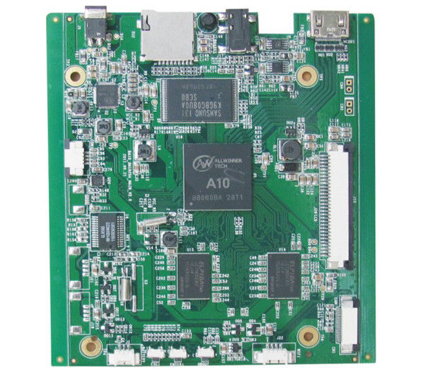 Czarny sitodruk Pcba Bga Montaż Smt Pcb Board FR-4 ROHS UL ISO9001 2015