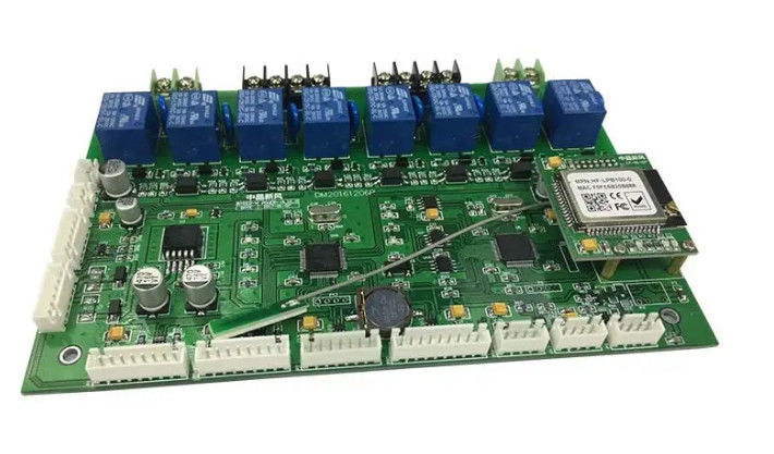 Elektroniczna tablica obwodowa Pcba Green Silk Turnkey PCB Assembly ENIG 2U Immersion Gold IPC Class II/ III