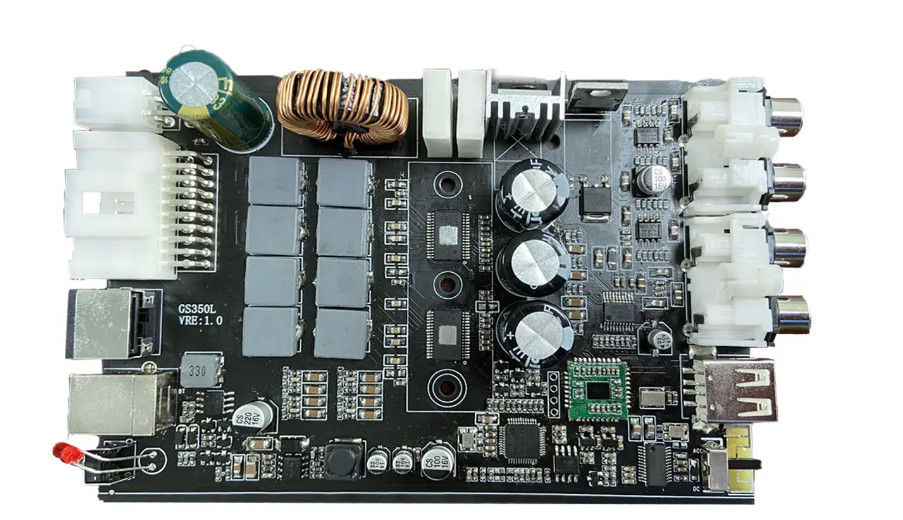 Elektroniczna tablica obwodowa Pcba Green Silk Turnkey PCB Assembly ENIG 2U Immersion Gold IPC Class II/ III