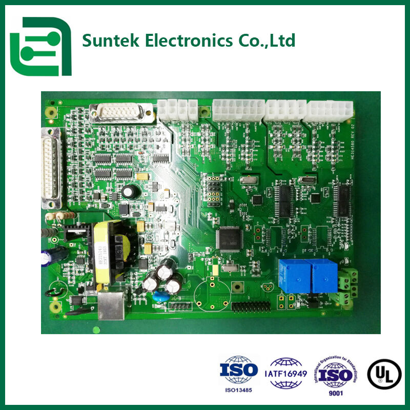 Quick Turn PCB Assembly with 0.10mm Minimum Hole Diameter and 5 Layer Count ISO9001:2015 Certified
