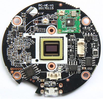 Montaż PCB Czarny FR4 HDI Montaż PCB Kontrola Impedancji SMT 0201