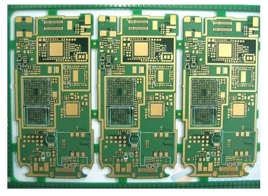 Zgromadzenie płytek PCB z złota z zanurzeniem do materiału budowlany RCC osiągnąć 0,2 mm 8 mil Min rozmiar otworu