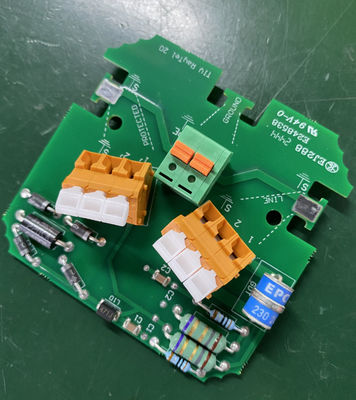 Telekomunikacyjne płytki PCB miedziane z wyposażeniem telekomunikacyjnym z LW/LS min. 0,05 mm i czarnym kolorem sitodruku
